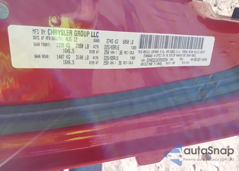 2013 Dodge Grand Caravan Sxt from USA, damaged, VIN 2C4RDGCGXDR528394